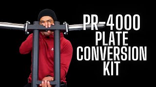 REP Fitness PR4000 Conversion Kit Plate To Selectorized Lat Pulldown Unboxing amp Install [upl. by Nylarat]