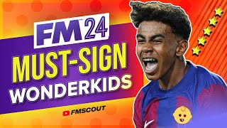 MUSTSIGN Essential FM24 Wonderkids  Football Manager 2024 Wonderkids [upl. by Ariaz]