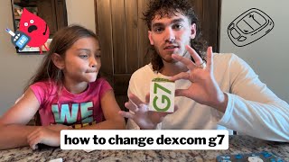 How to change dexcom G7 [upl. by Schumer]