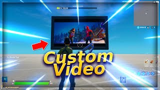 How to create CUSTOM video in FORTNITE [upl. by Janene547]