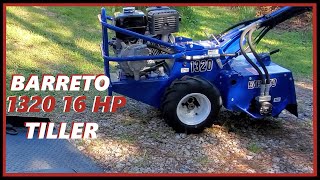 BARRETO 1320 16 HP TILLER REVIEW Spring Garden [upl. by Airbmak]