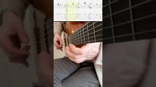 Hedwigs Theme Fingerstyle Guitar TAB [upl. by Inirt]