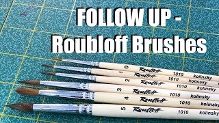 FOLLOW UP Roubloff Kolinsky Sable Brush Set [upl. by Zilef]