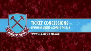 Hammers United Address the FSA  Concessions Disgrace at West Ham United [upl. by Ssepmet]