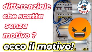 Impianto elettrico con generale da 32ampere problema di soli 2 differenziali Sgancio del salvavita [upl. by Enaht]