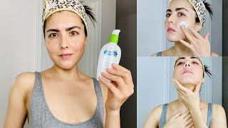 Morning Skincare feat Cetaphil Daily Facial Moisturizer SPF 35 Full Demo [upl. by Flynn87]