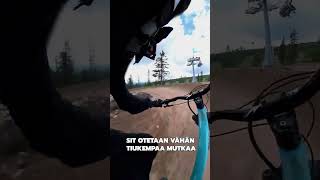 Testataan Suomen paras alamäkipyöräilyreitti mtb mtblife finland lapland viralshorts [upl. by Eznyl]