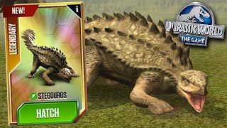 STEGOUROS ARRIVES  Jurassic World  The Game  Ep548 HD [upl. by Llenel789]