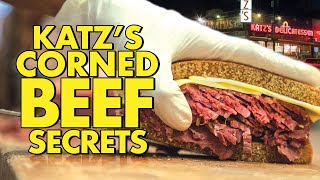 Katzs Corned Beef History  Behind The Counter at Katzs Deli [upl. by Esiuol]