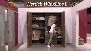 WingLine L installation video hettich sliding and folding wardrobe modular wardrobe [upl. by Lovmilla]