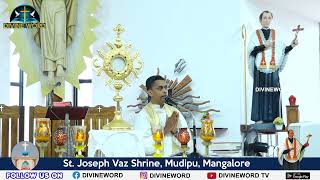 Adoration Mass amp Novena  07062024  St Joseph Vaz Shrine Mudipu [upl. by Hannibal890]