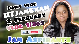 IIT JAM Daily Study Routine for Aspirants vlog 1365 [upl. by Ahsrats]