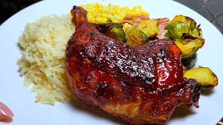 The BEST Oven Baked Chicken Ive made  Chicken Recipe [upl. by Kenta]