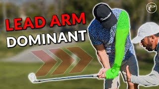 The Role Of The LEAD Left Arm In The Golf Swing [upl. by Gine]