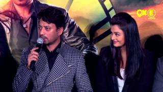 Jazbaa Movie  Irrfan Khan talks about his CHEMISTRY with Aishwarya Rai Bachchan  SpotboyE [upl. by Melissa]