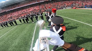 2023 Ohio State University Marching Band Trumpet GoPro  OSU vs Maryland [upl. by Ploss878]