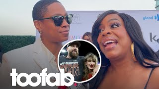 Niecy NashBetts Says Travis Kelce Has An Acting Career After NFL  toofab [upl. by Enywad781]