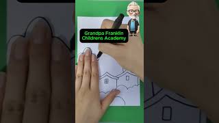 Easy Hand Drawing for Kids  Fun StepbyStep Trees with Grandpa Franklinshortvideo [upl. by Nalced]