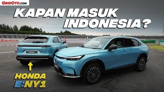 Cobain Honda HRV Listrik Langsung Di Markasnya  GridOto [upl. by Oynotna365]