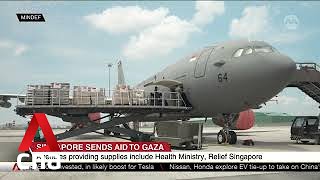 Singapore sends 3rd tranche of humanitarian assistance to Gaza via Jordan [upl. by Errecart506]