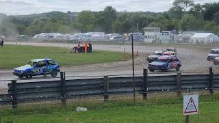 British Autograss Series Rd 1 Evesham day 1 22nd June 2024 Class 2 10 Red Flag [upl. by Lat]