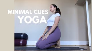 Yoga  minimal cues  10 minutes [upl. by Westmoreland]