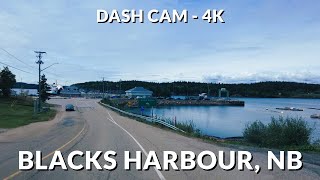 Blacks Harbour New Brunswick in 4K Scenic Coastal Drive  Explore Maritime Beauty [upl. by Thecla46]