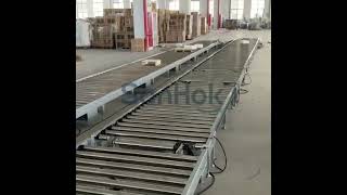 Movable Automatic Roller Conveyor Testing [upl. by Pauli]