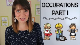 OCUPACIONES EN INGLES  PARTE 1  JOBS AND OCCUPATIONS ENGLISH VOCABULARY [upl. by Boeke742]