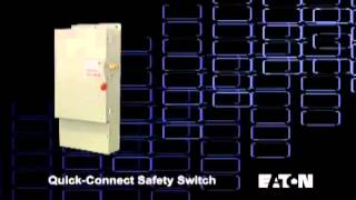 Eaton CutlerHammer Quick Connect Double Throw Switch Brief Overview [upl. by Adolphus]