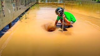 Draining massive Flood on Street [upl. by Nicola]