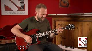 2018 Gibson SG Gary Clark Jr Signature Vintage Cherry  Guitar Demo [upl. by Eelik]