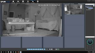 Flir Cloud Lorex 2 of 8 Camera Setup 1080p Night Vision [upl. by Garges]