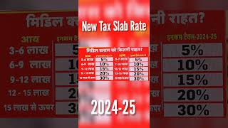 New Tax Slab Rate budget incometax modi [upl. by Burt]