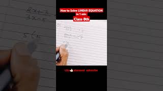 One Minute Linear Equations linearequations [upl. by Billy730]