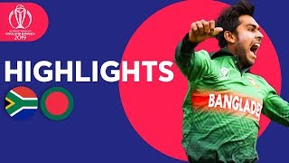 Tigers Win In Thriller  South Africa vs Bangladesh  Match Highlights  ICC Cricket World Cup 2019 [upl. by Eniarda]