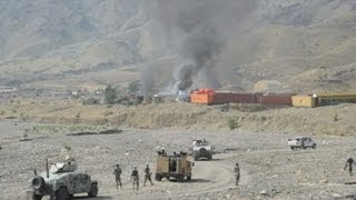 Afghan Taliban attack US base near Pakistan border officials [upl. by Aerdnahs]