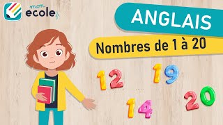 Anglais  Nombres de 1 à 20  Numbers [upl. by Ajnin]