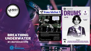 Breathing Underwater  Rockschool Drums Grade 8 2024 [upl. by Creamer134]