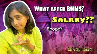 Is there any scope after BHMS⁉️ Salary and jobs after BHMS 😶 bhms homoeopathy neet [upl. by Greg712]