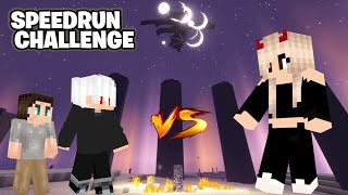 MINECRAFT 1V2 SPEEDRUN CHALLENGE minecraft streaming girlgamer valorant [upl. by Rramahs]