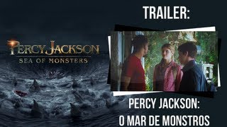 Percy Jackson O Mar de Monstros  Trailer Legendado [upl. by Innavoeg382]