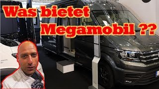 MEGAMOBIL einfach erklärt  Caravan Salon Düsseldorf  WOHNMOBIL KASTENWAGEN [upl. by Korey]