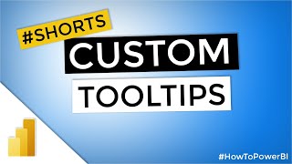 Custom Tooltips in Power BI Shorts [upl. by Kirima]