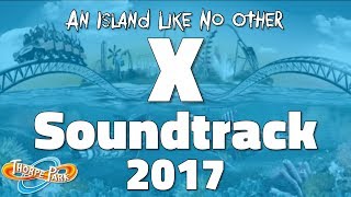 Thorpe Park  X Soundtrack 2017 [upl. by Nidya]