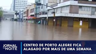 Comerciantes voltam a lojas inundadas em Porto Alegre “Reerguer e trabalhar”  Jornal da Noite [upl. by Veal]