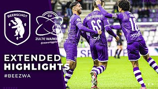 K BEERSCHOT VA 33 ZULTE WAREGEM  DRAW WITH GOALS FROM SHANKLAND KONSTANTOPOULOS AND SEBAOUI [upl. by Nnyleuqaj]