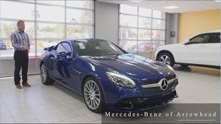 2017 MercedesBenz SLC SLC 300  All About the Safety  from Mercedes Benz of Arrowhead [upl. by Nevlin]