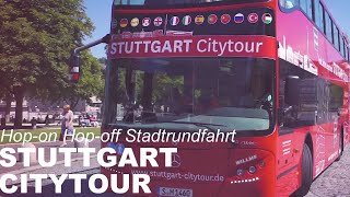 Stadtrundfahrt mit der STUTTGART Citytour [upl. by Abixah]