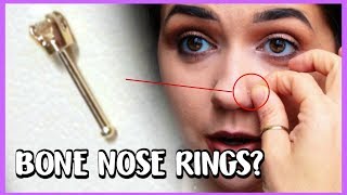 How to Put In a Bone Nose Ring [upl. by Olsson]